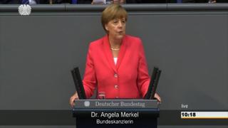 Merkel: Sin ayuda a Grecia habría 'caos' [VIDEO]