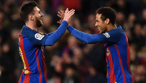 Neymar y Messi no solo fueron ex compañeros, también son grandes amigos. (Foto: AFP)