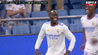 Goles de Mendy y Benzema: Real Madrid vence 2-0 a Levante | VIDEO