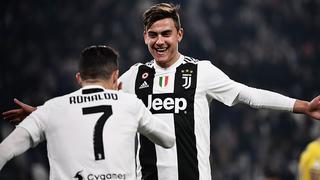 Juventus, con goles de Crisitano Ronaldo y Dybala, ganó 3-0 a Frosinone por la Serie A