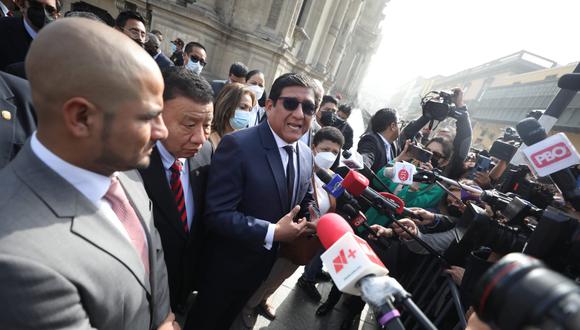 Los congresistas de la Comisión de Fiscalización llegaron a Palacio de Gobierno (Foto: Julio Reaño/@Photo.gec)