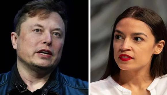 Así fue la acalorada discusión entre Elon Musk y Alexandria Ocasio-Cortez. (Foto: Marca News)