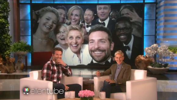 Ellen DeGeneres habló del famoso selfie junto a Bradley Cooper
