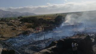 Chiclayo: incendio afecta el complejo arqueológico de Ventarrón