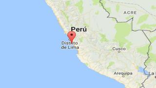 Sismo de magnitud 3,8 se sintió en Lima esta mañana