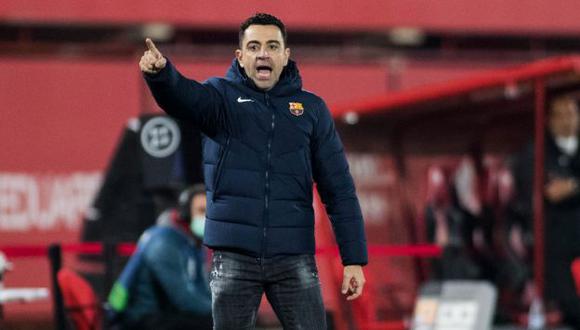 Xavi Hernández: “Nos fastidia no poder jugar la Champions League”. (Foto: AFP)