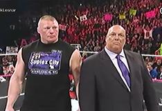Brock Lesnar se presentó en Raw y el público le dio este recibimiento