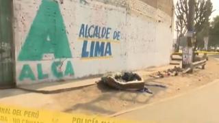 San Juan de Lurigancho: vecinos hallan cadáver dentro de colchón abandonado en medio de la pista