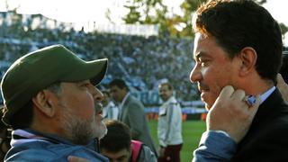Marcelo Gallardo recordó a Diego Maradona tras derrota de River e hizo un pedido a los fans del ‘Pelusa’