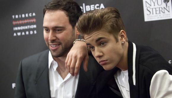 Scooter Braun encontró al cantante canadiense Justin Bieber en un video de YouTube. (Foto: Agencias)