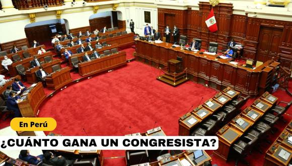 ¿Cuánto es el verdadero sueldo de un congresista en el Perú?. (Foto: composición- Comunicaciones del Congreso)