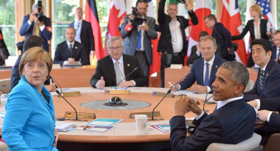 Reuni&oacute;n del G7 en Alemania. (Foto: EFE)
