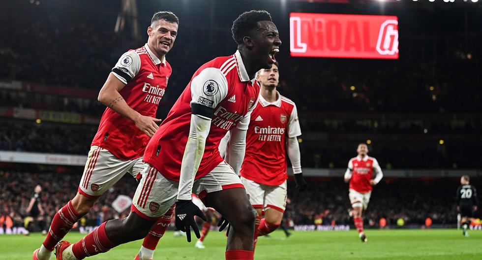 Goles de Arsenal vs. West Ham por Premier League. Foto: AFP