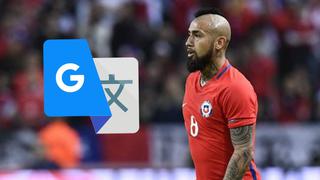 Google Traductor: colocar el nombre de Arturo Vidal arroja un inesperado resultado