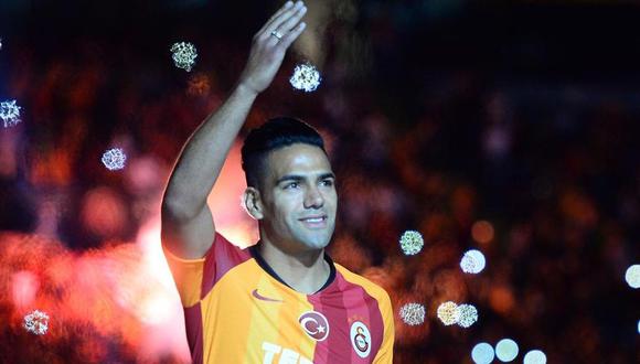 Radamel Falcao pasó del Mónaco al Galatasaray esta temporada. (Foto: Twitter Radamel Falcao)