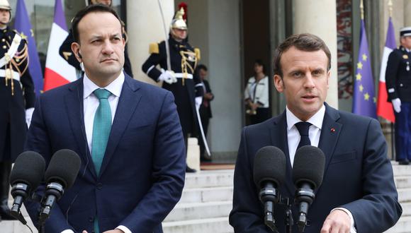 La Unión Europea no puede ser "rehén" de la crisis del Brexit, dice el presidente de Francia Emmanuel Macron. Foto: AFP