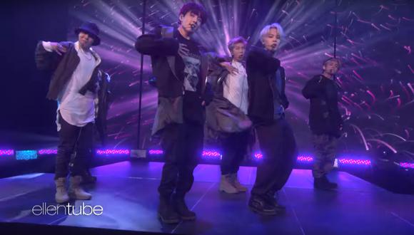 EllenTube subió clip de BTS y su performance de "DNA" que no salió al aire. (Foto: YouTube)