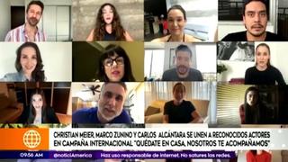 Actores peruanos se unen a campaña internacional “Quédate en casa, nosotros te acompañamos”