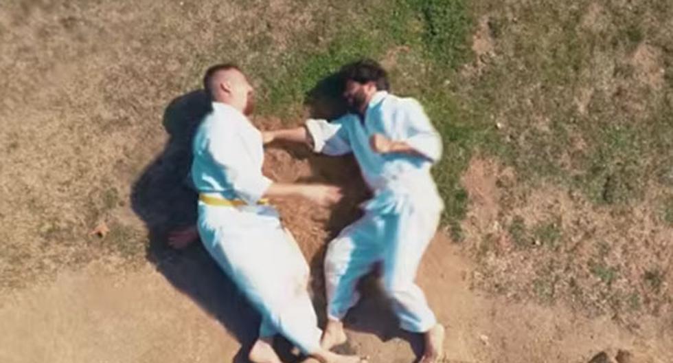 Pelea de karate en stop motion es viral en redes sociales. (Foto: Captura)