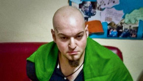 Luca Traini, de 28 años fue detenido en Macerata, Italia, por disparar a extranjeros desde un auto deportivo. (Foto: EFE)