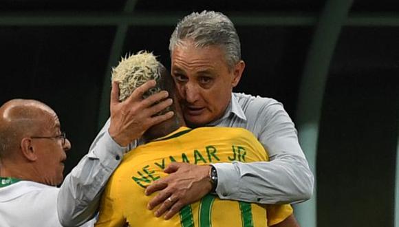 Neymar le dedicó sentida publicación a Tite tras eliminación de Brasil del Mundial. (Foto: AFP)