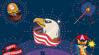 Facebook celebra el Día de Estados Unidos con stickers estelares