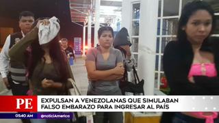 Expulsan a extranjeras que simulaban ser gestantes para ingresar a Perú