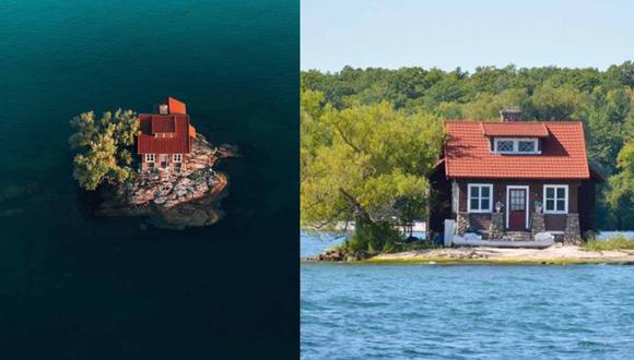 Video viral | Así luce la casa construida en la isla más pequeña del mundo  | USA | Nueva York | Canadá | Río St Lawrence | Instagram | Tendencias |  nnda nnrt | HISTORIAS | MAG.