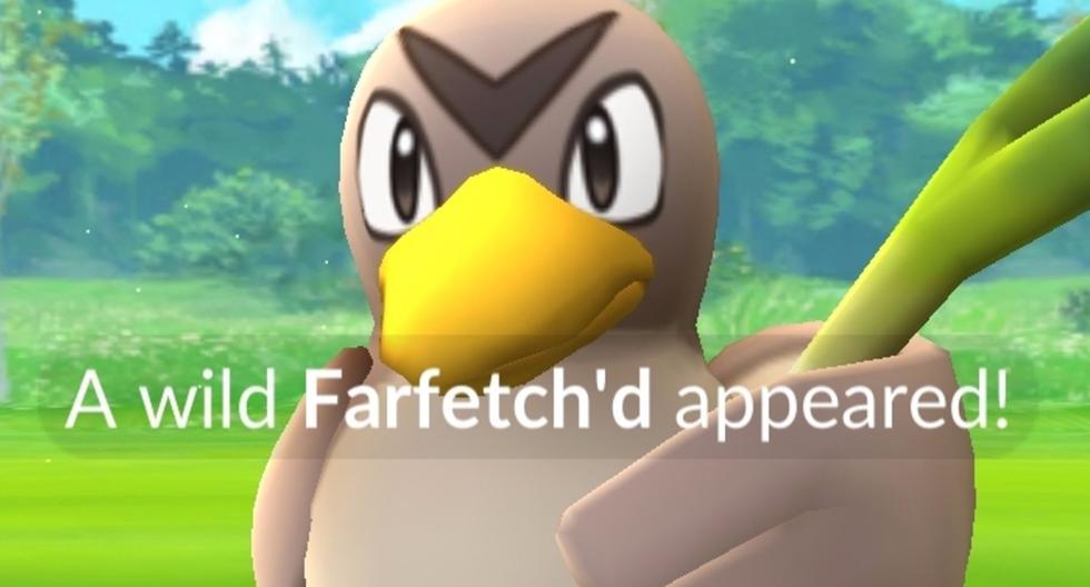 Cómo evolucionar Farfetch'd a Sirfetch'd en Pokémon Espada y