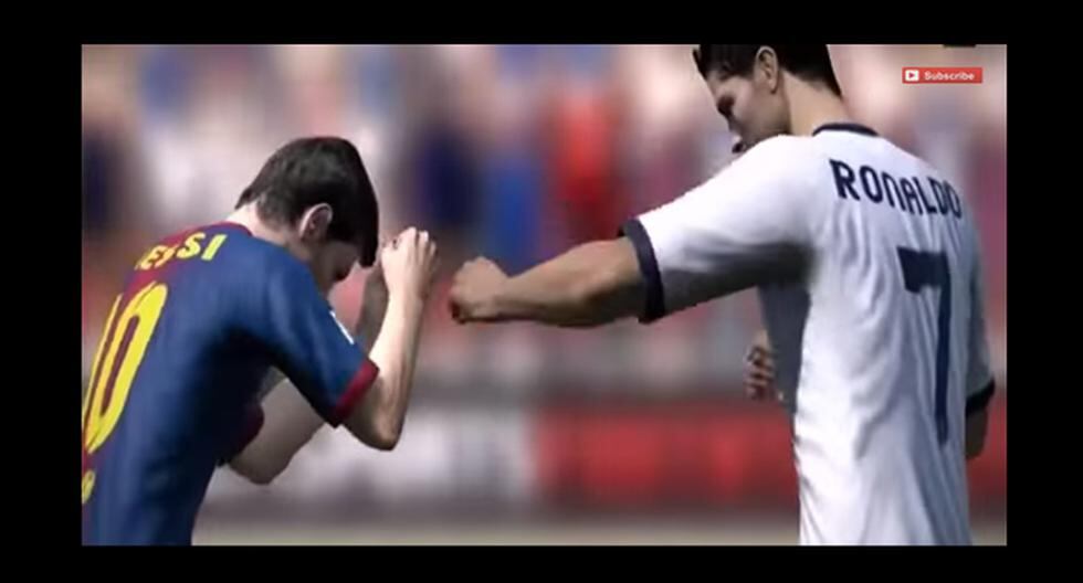 Cristiano Ronaldo y Lionel Messi protagonizan inédita pelea en el videojuego FIFA