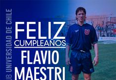 Flavio Maestri: Universidad de Chile lo saluda por su cumpleaños