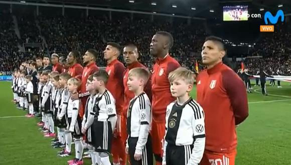 Perú vs Alemania: así se entonó el Himno Nacional en el estadio Mewa Arena por amistoso fecha FIFA | VIDEO