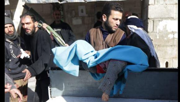 Siria: Lluvia de misiles deja 70 muertos en Damasco