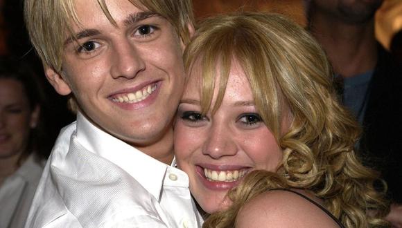 Hilary Duff y Aaron Carter tuvieron una relación por tres años cuando eran adolescentes (Foto: Aaron Carter Fans / Twitter)
