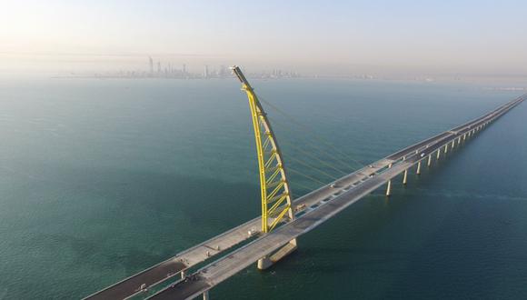 La construcción del puente 'Sheikh Jaber Al-Ahmed Al-Sabah' tuvo un costo de US$ 3 mil millones. (Foto: Difusión)
