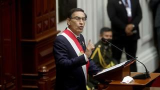 Martín Vizcarra: “Este Congreso fue elegido con el mandato de continuar reformas y no bloquearlas”