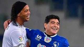 Ronaldinho hizo dos regalos especiales a Diego Maradona y Dorados de Sinaloa | VIDEO