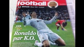 “CR7 ganó por K.O.”, la polémica portada de France Football