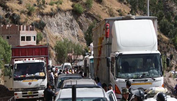 Agricultores y transportistas de carga pesada acatan por segundo día consecutivo un paro nacional | Foto: Archivo El Comercio / Referencial