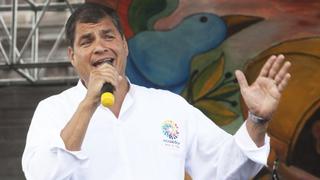 Para Rafael Correa, a Ecuador “le robaron” el partido con Perú en el Estadio Nacional