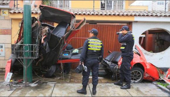 Sujeto que grabó accidente en Surco: no queríamos ir rápido