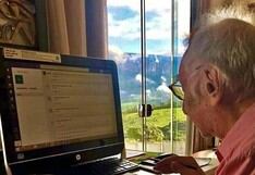 El universitario de 92 años que estudia online para cumplir su sueño de convertirse en arquitecto