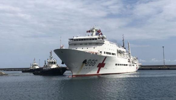 El buque llega al país como parte "de la cooperación estratégica" entre China y Venezuela. (Foto: Twitter/@GNB_CZBolivar)