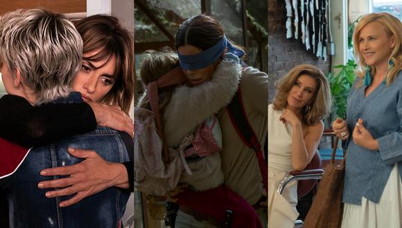 "Madres paralelas", "Bird Box" y “Más que madres” son algunas de las cintas para ver este "Día de la Madre 2023". (Fotos: Netflix)