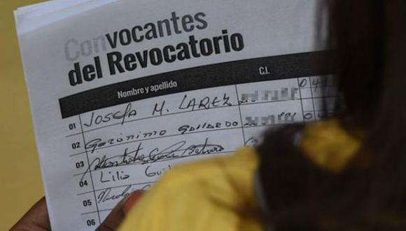 Más de 5.000 venezolanos excluyen firmas de pedido revocatorio