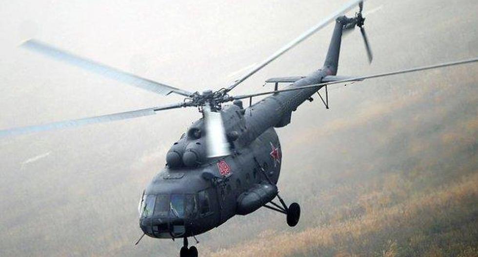 Un helicóptero ruso Mi-8 se ha estrellado este miércoles en una región montañosa de la república rusa de Chechenia, cerca de la frontera con Georgia. (Foto: Twitter)
