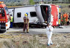 España: trece estudiantes extranjeras mueren en accidente de bus