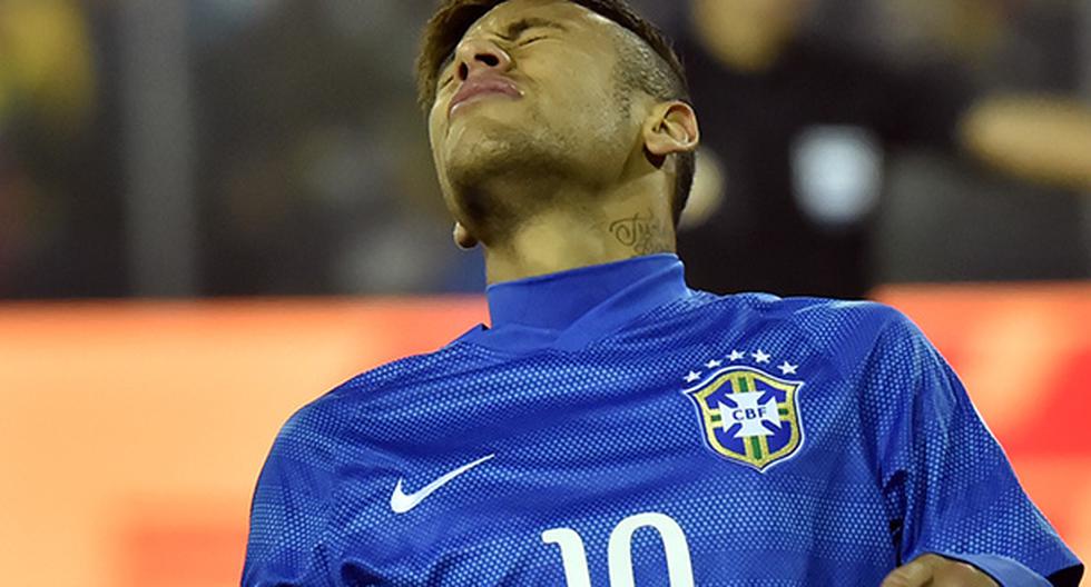 Neymar se despide de la Copa América. (Foto: AFP)