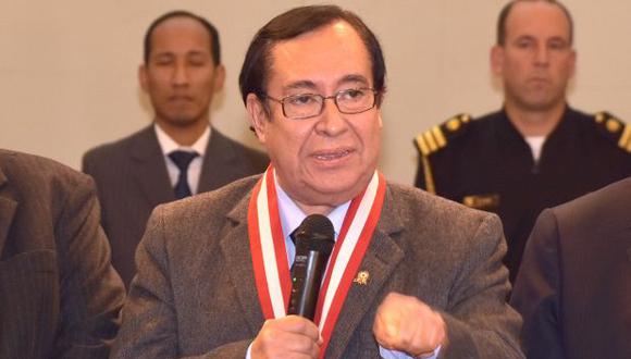 El juez supremo Víctor Prado fue elegido como presidente del Poder Judicial hasta diciembre del 2018. (Foto: Poder Judicial)