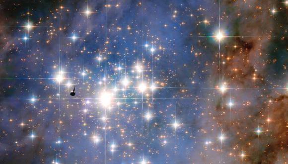NASA: imagen muestra las estrellas más brillantes de la galaxia